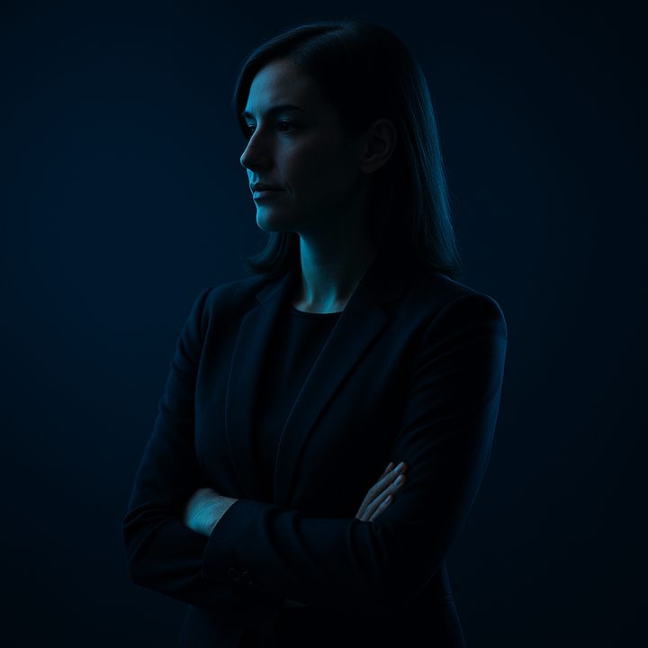Portrait representing Emily, executive operations.