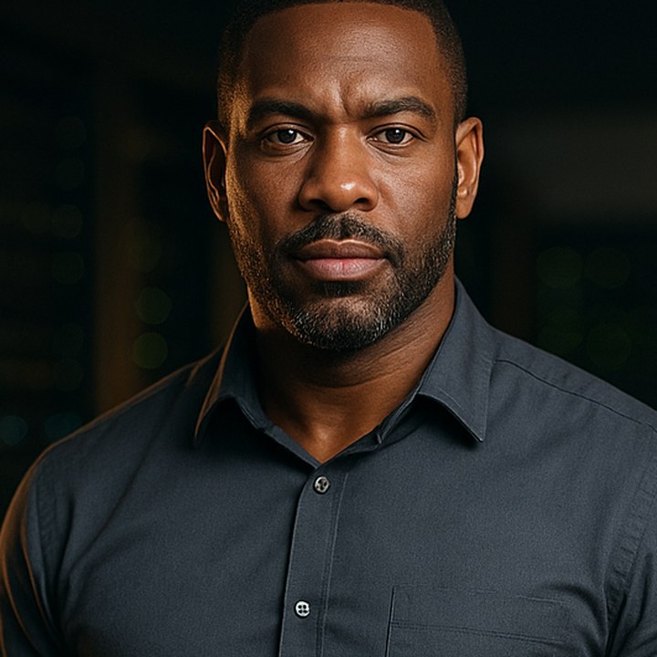 Portrait representing Marcus, fleet maintenance.
